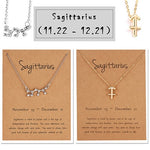 2 Signature Zodiac Choker Necklace's with Card