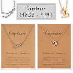 2 Signature Zodiac Choker Necklace's with Card