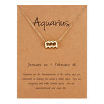 Signature Zodiac Necklace with Card