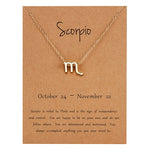 Signature Zodiac Necklace with Card